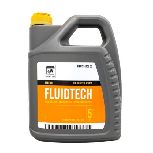 Olej sprężarka śrubowa Fluidtech 5L.jpg